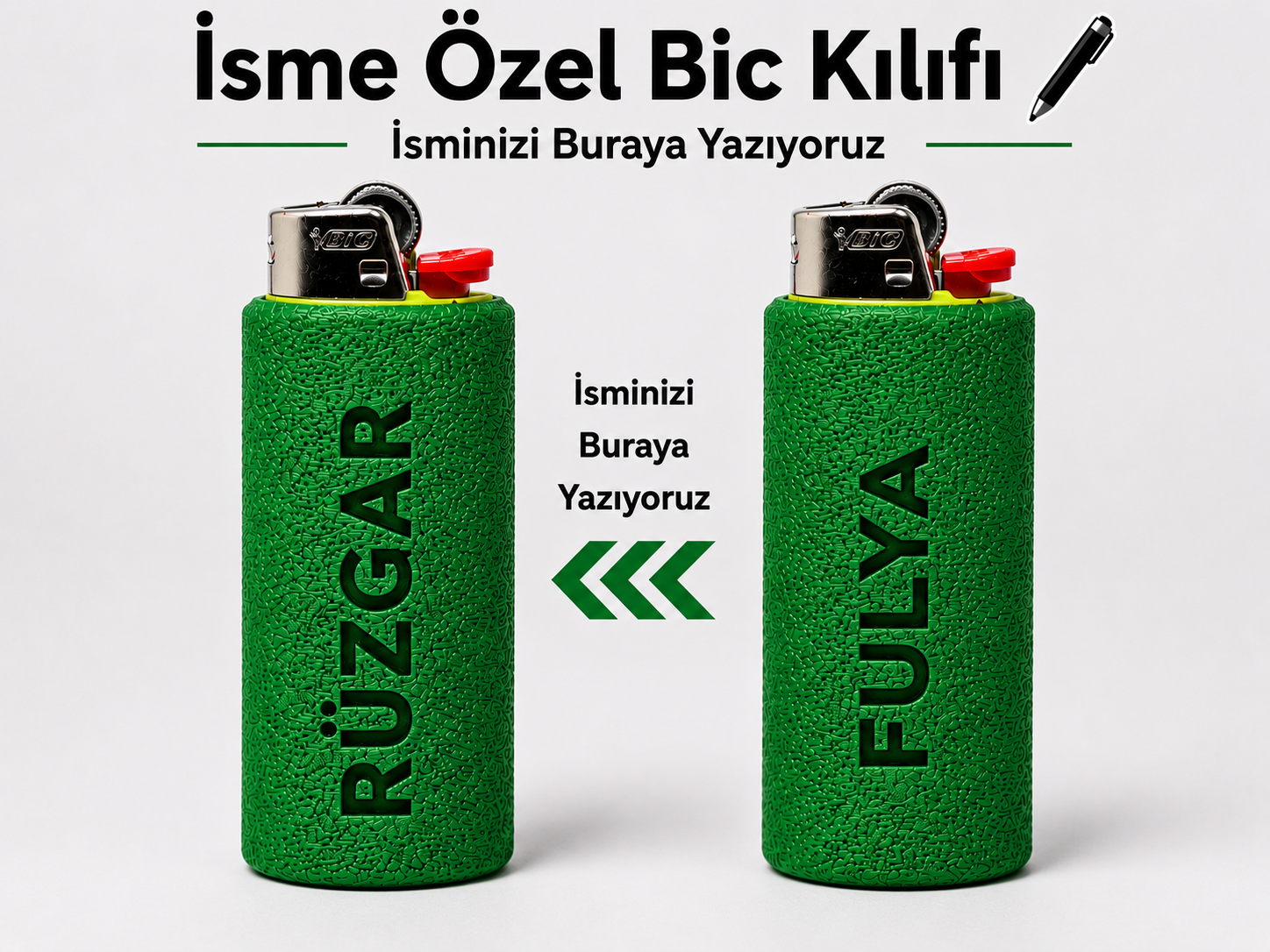 Kişiye Özel İsimli Çakmak Kılıfı – Şık ve Dayanıklı Özel Tasarım