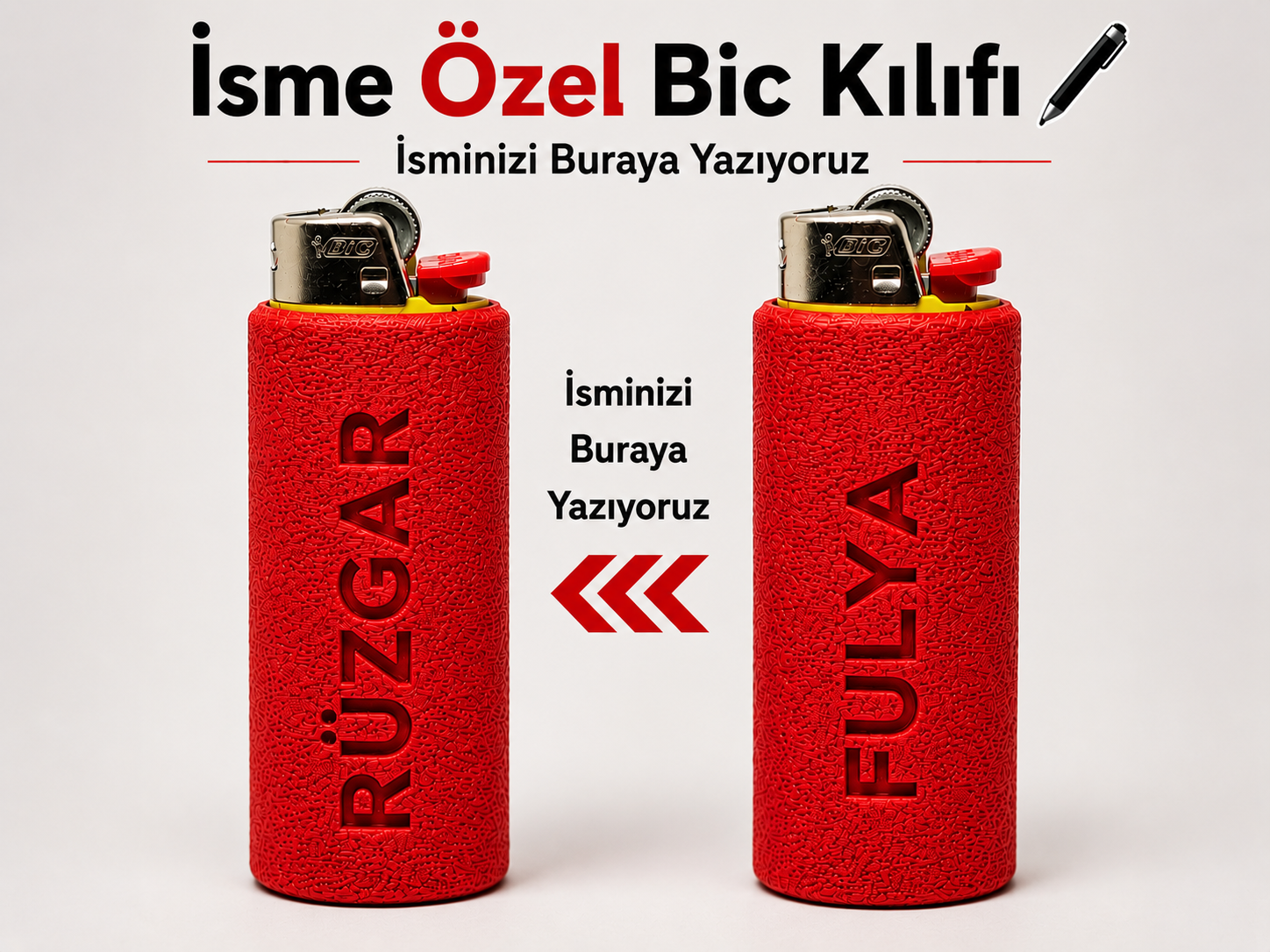 Kişiye Özel İsimli Çakmak Kılıfı – Şık ve Dayanıklı Özel Tasarım