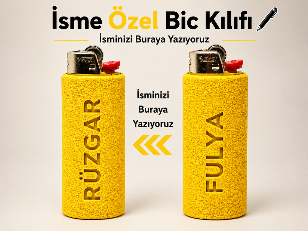 Kişiye Özel İsimli Çakmak Kılıfı – Şık ve Dayanıklı Özel Tasarım