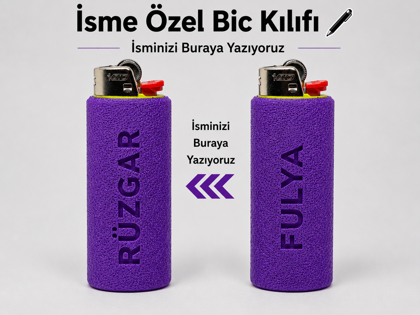 Kişiye Özel İsimli Çakmak Kılıfı – Şık ve Dayanıklı Özel Tasarım