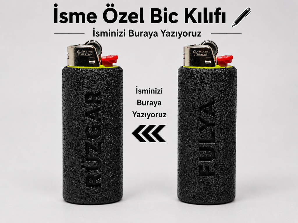 Kişiye Özel İsimli Çakmak Kılıfı – Şık ve Dayanıklı Özel Tasarım