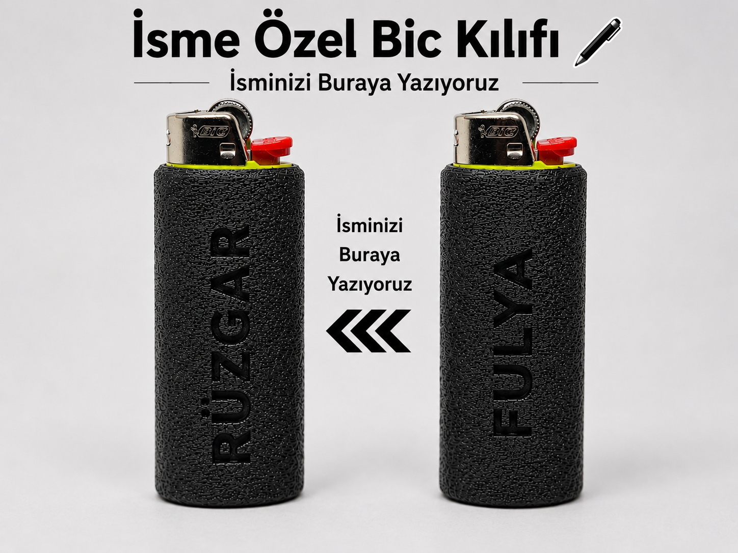 Kişiye Özel İsimli Çakmak Kılıfı – Şık ve Dayanıklı Özel Tasarım