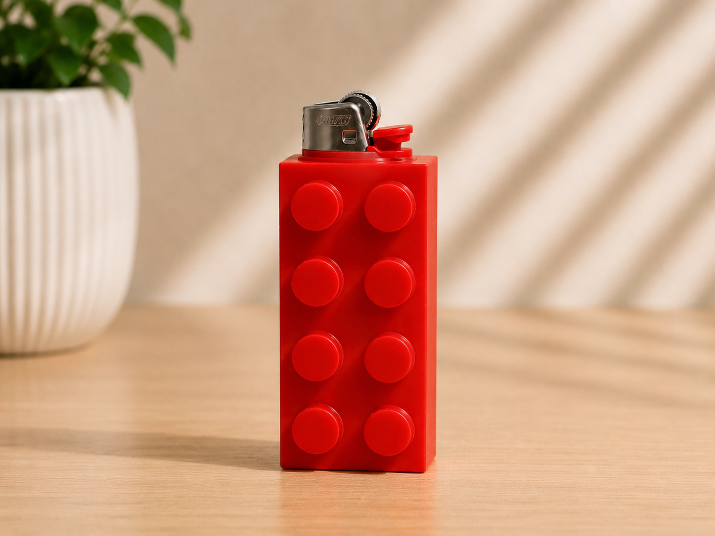 Yapı Bloklu Çakmak Kılıfı – Renkli Lego Görünümlü Dekoratif Çakmak Koruyucu Kılıf