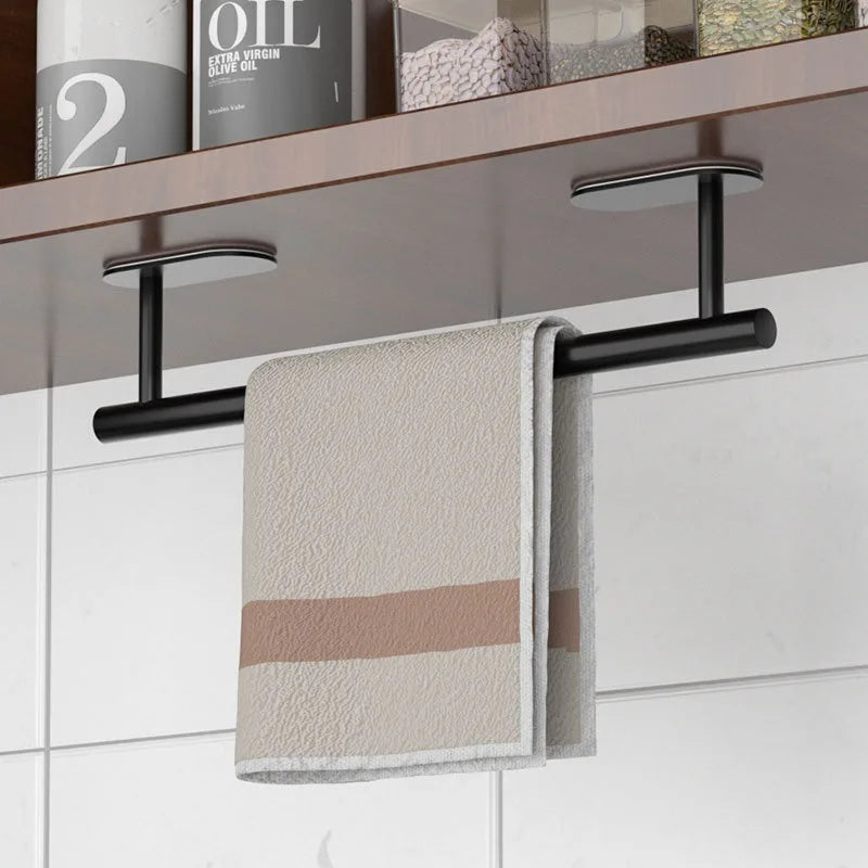 No Drill Bathroom Shelf - Strong Adhesive Wall Organizer - Rustproof Stainless Steel Storage Rack